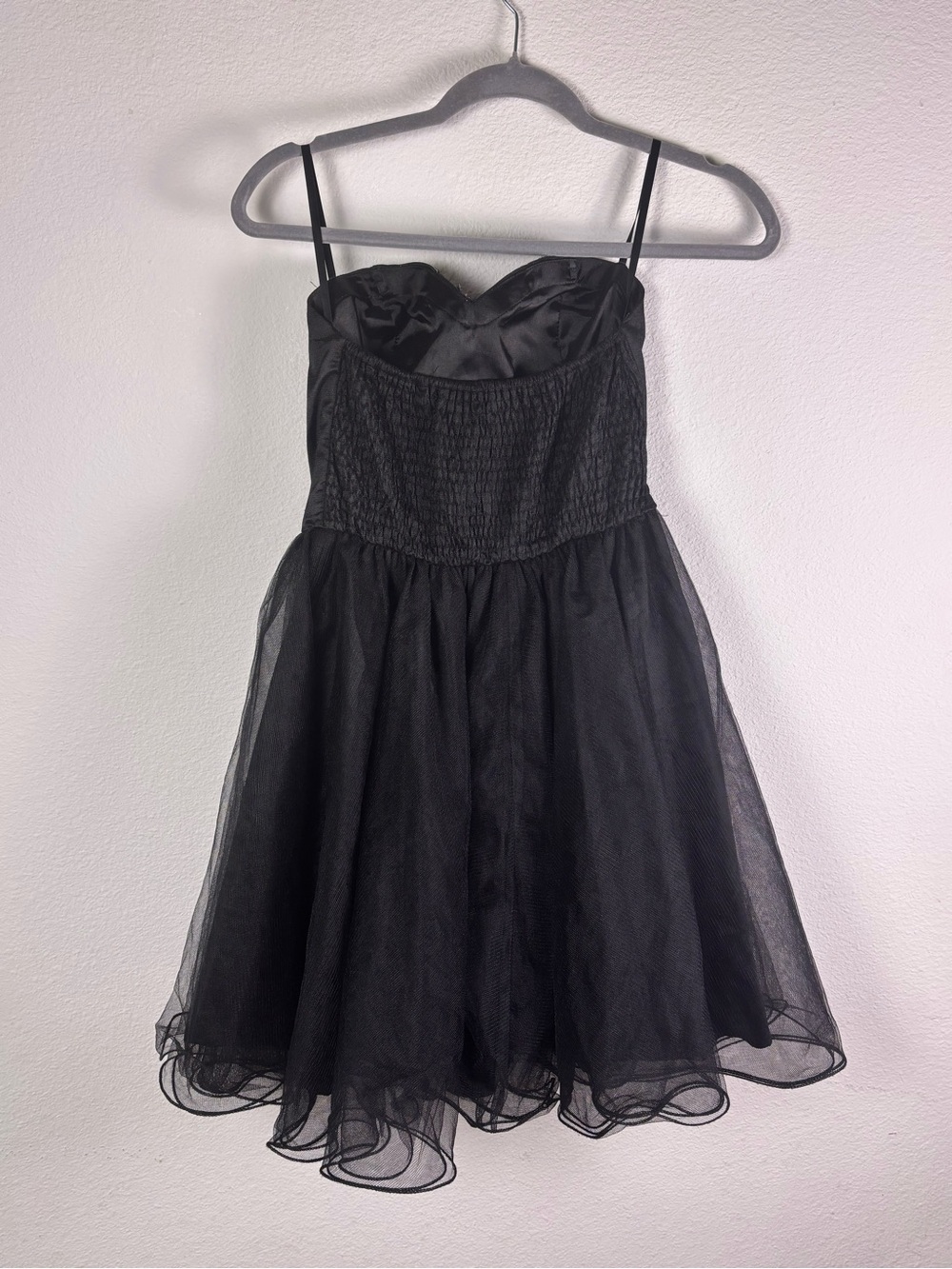 ModCloth homecoming Peacock Tulle Party Dress Size 8 Embroidered Sequin fit - Picture 7 of 9